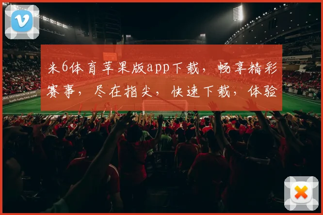 米6体育苹果版app下载，畅享精彩赛事，尽在指尖，快速下载，体验非凡